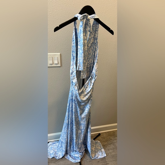 Fallon Floral Maxi Dress in Ocean Mist Women’s SIZE M LIKE NEW - Picture 4 of 7